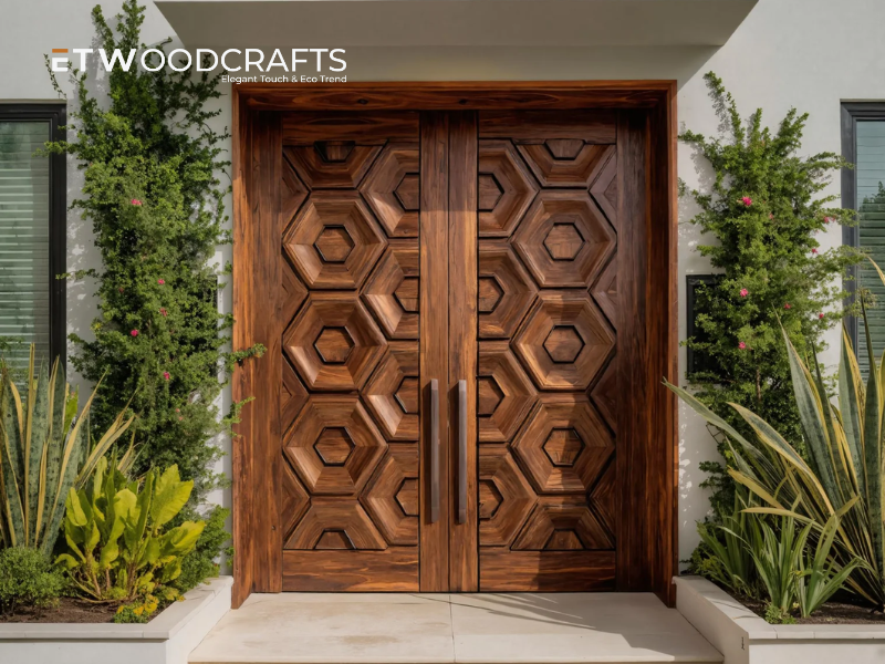 Rustic Double Front Doors - Timeless Charm Meets Modern Elegance