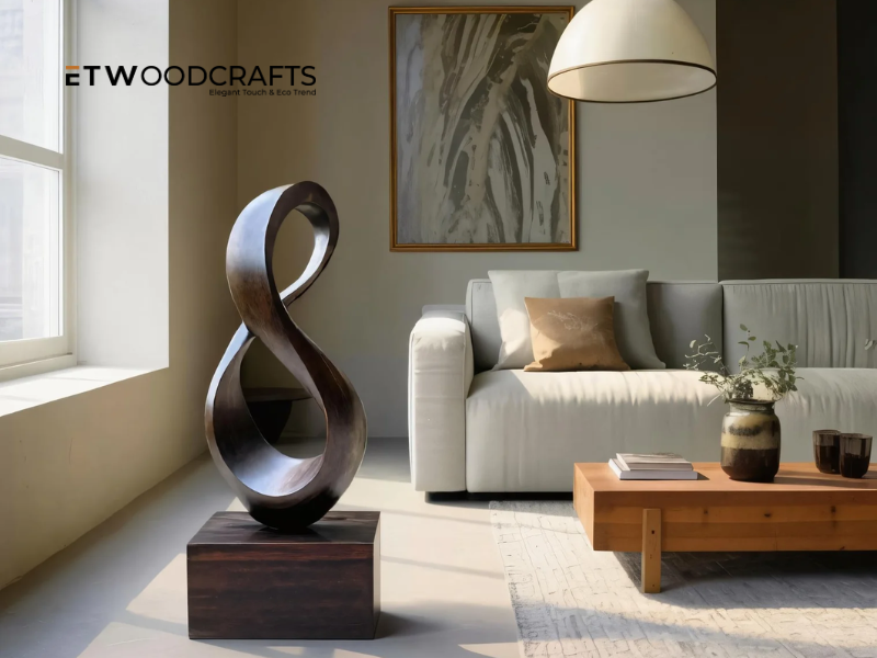 Large Wooden Sculptures For The Home – Statement Art With Natural Warmth