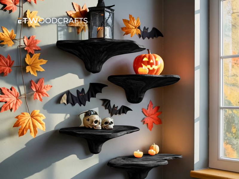 Organic Shape Wall Shelf - A Nature-Inspired Accent For Warm, Functional Homes