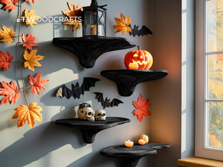Organic Shape Wall Shelf - A Nature-Inspired Accent For Warm, Functional Homes