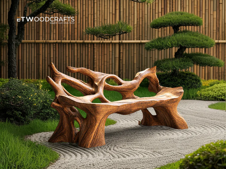 Mid Century Modern Outdoor Bench - A Timeless Addition to Your Outdoors