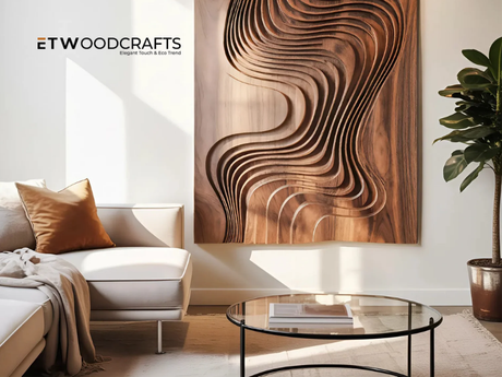 Large Wood Wall Sculpture - Elevate Your Space With Timeless Artistic Impact