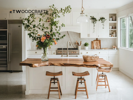 Farmhouse Wood Countertop Ideas - Timeless Charm For A Warm And Inviting Kitchen