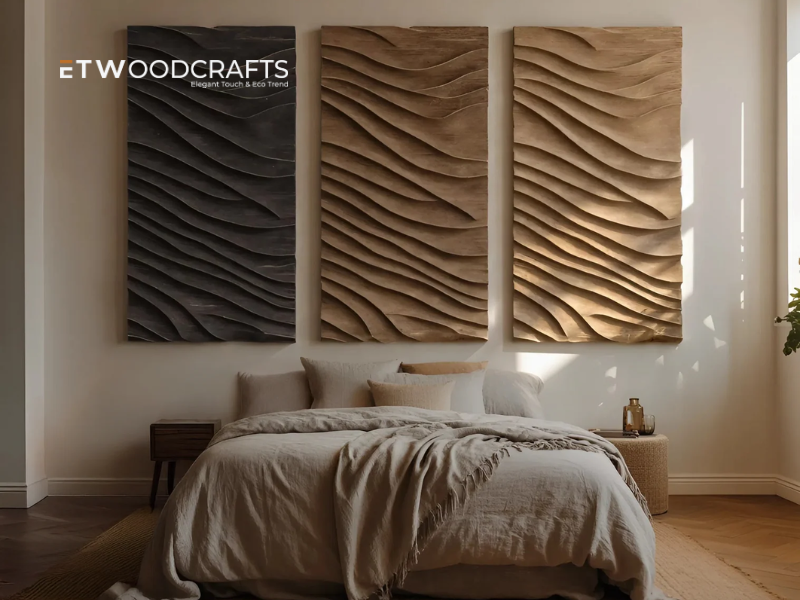 Bedroom Wall Sculpture - Elevating Your Space With Artistic Depth And Style