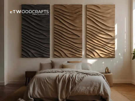 Bedroom Wall Sculpture - Elevating Your Space With Artistic Depth And Style