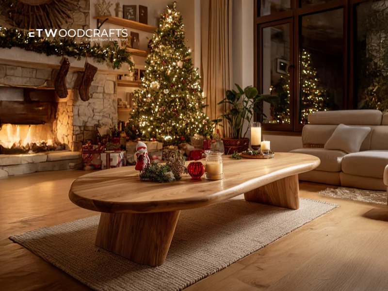 How To Decorate Coffee Table For Christmas