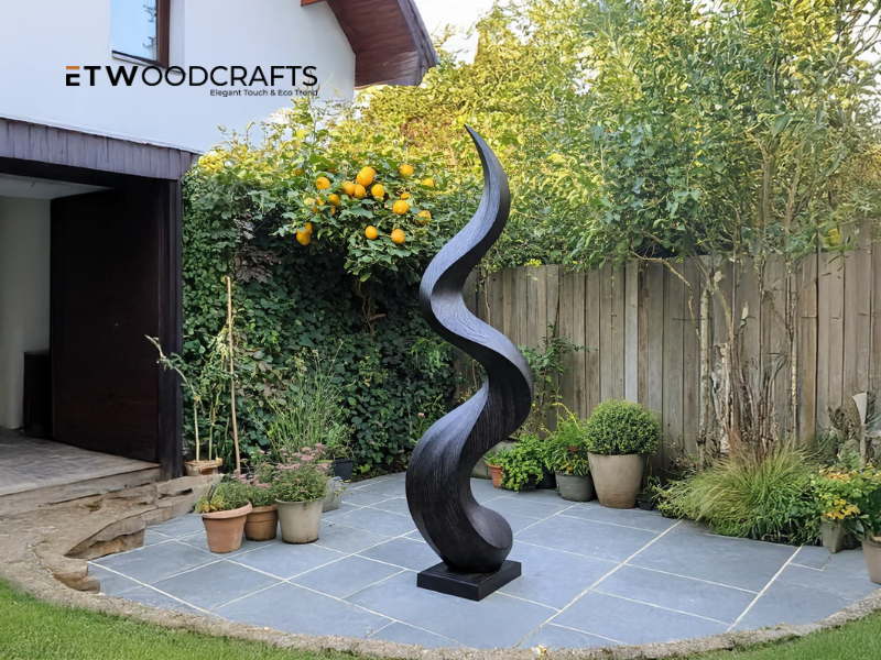 Large Wood Sculptures For Sale - Statement Art That Transforms Modern Spaces