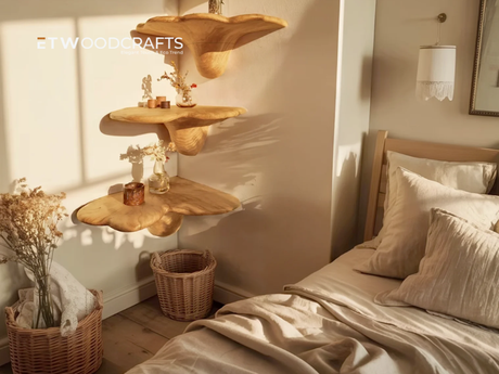 Unique Mushroom Wall Shelf