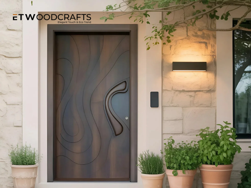 Wood Carved Front Door - A Masterpiece of Craftsmanship 