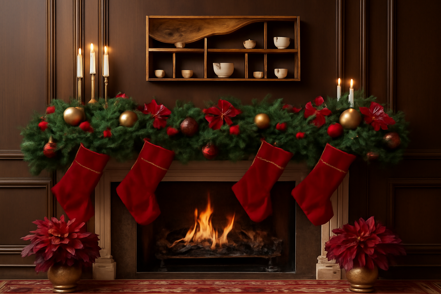 Wall Mounted Shelves for Christmas 2025