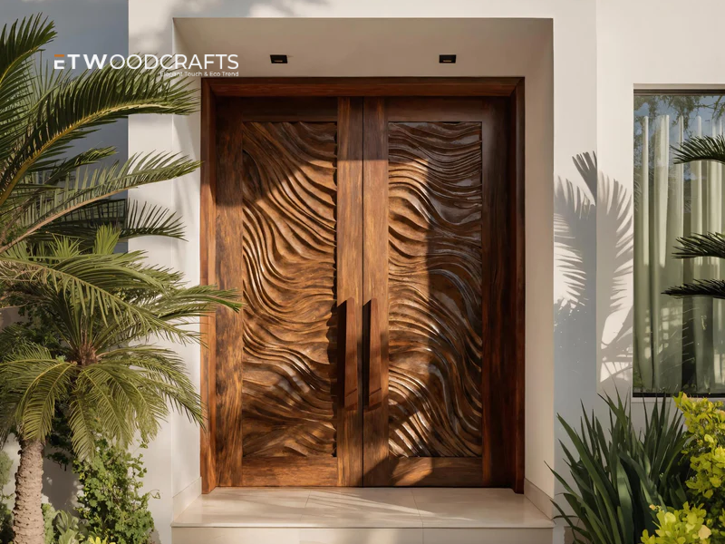 Prehung Wood Exterior Door - Solution for Strength and Style
