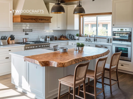Live Edge Bar Countertop - A Natural, Timeless Addition to Your Kitchen