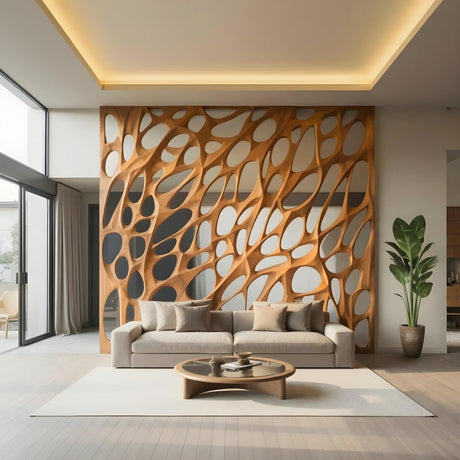Hanging Wall Separator - Elegant Vertical Solutions For Open Spaces