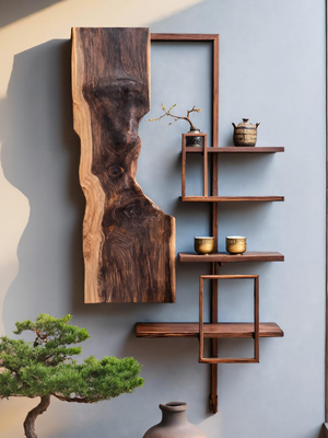 Inspired Live Edge Wall Shelf For Modern Interior Decor