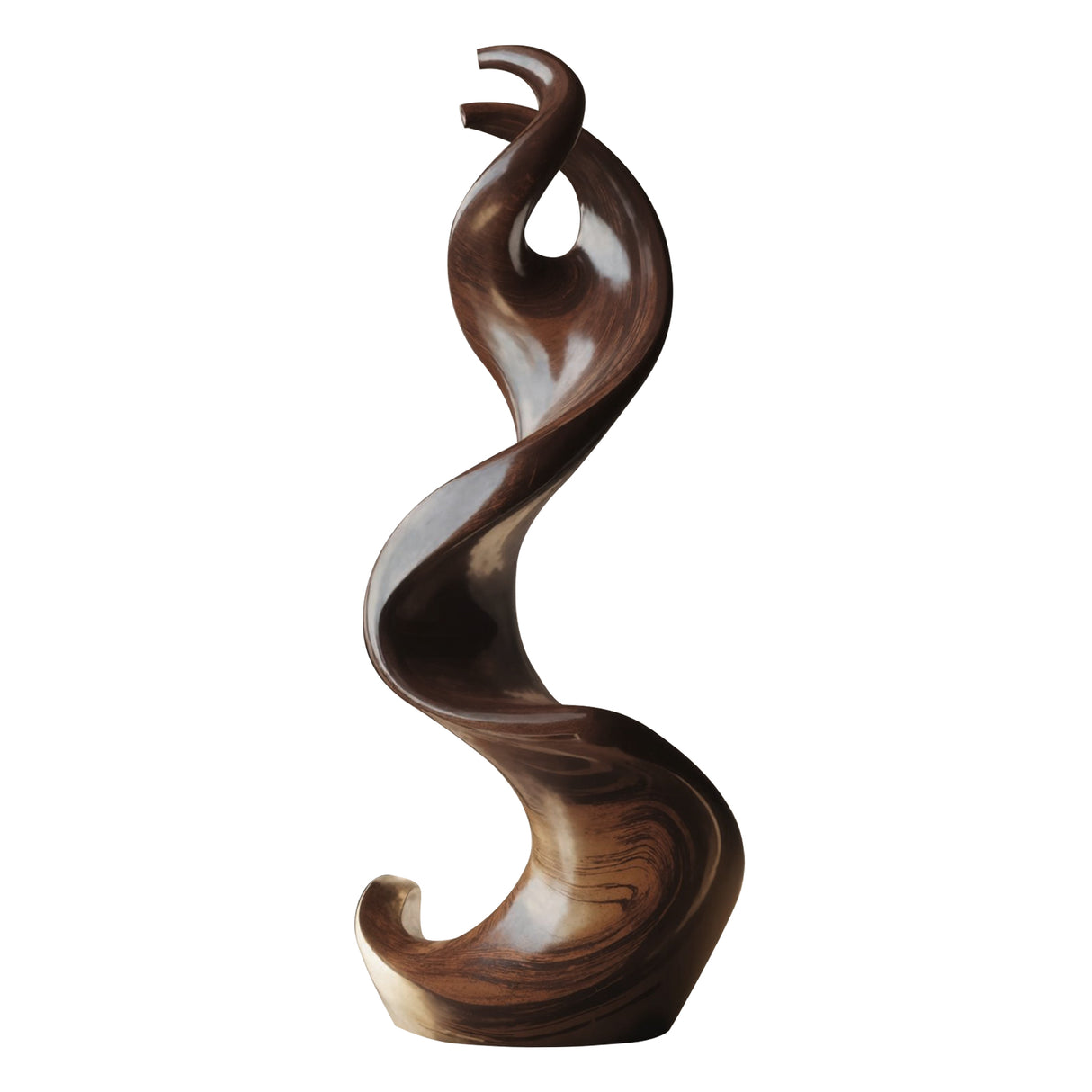 Farmhouse Large Twisted Spiral Floor Art For Living Room