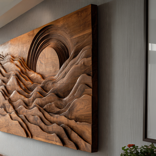 Handcrafted Wall Sculpture For Modern Home Interior