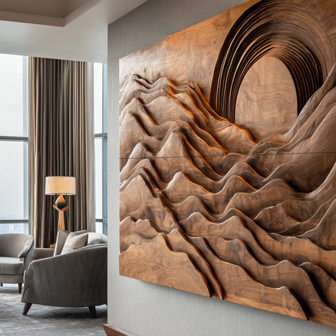 Handcrafted Wall Sculpture For Modern Home Interior