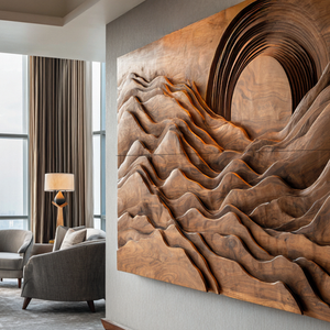 Handcrafted Wall Sculpture For Modern Home Interior