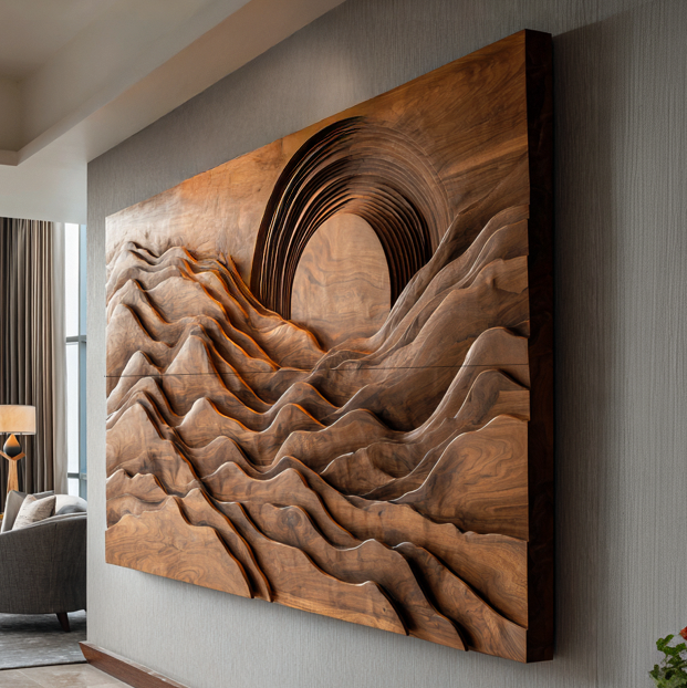 Handcrafted Wall Sculpture For Modern Home Interior
