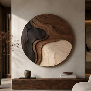 Minimalist Statement Wall Panel For Studio Apartment Interior