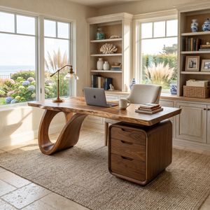 Modern Corner Executive Desk Coastal Home