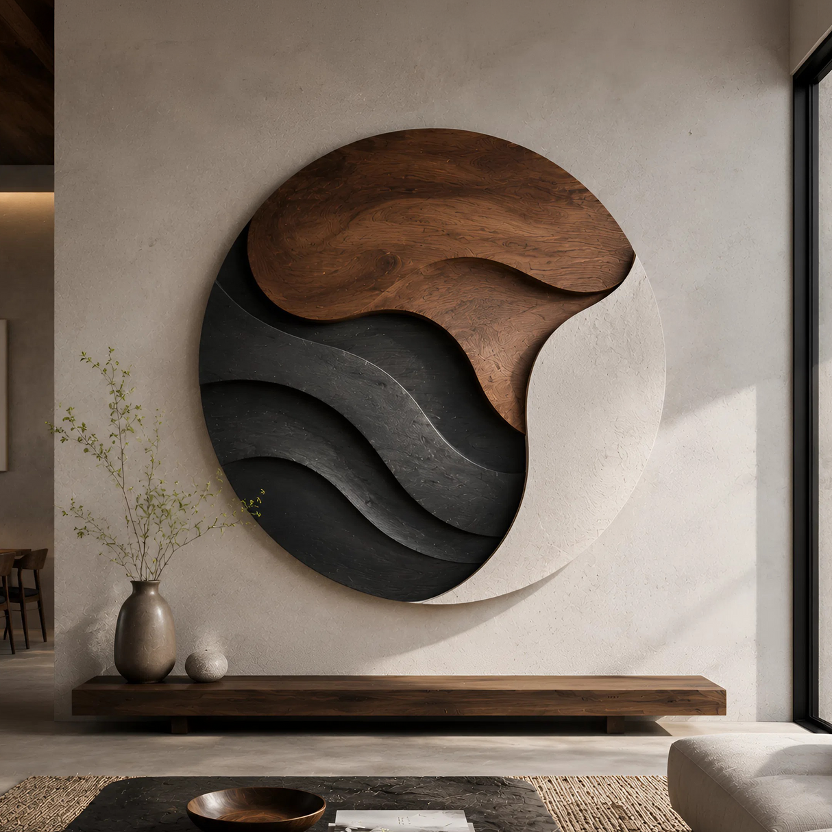 Modern Dimensional Wall Art For Contemporary Interior Design