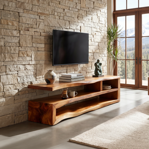 Scandinavian Minimal TV Stand For Studio Interior
