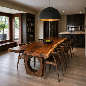 Modern Sculptural Dining Table For Dining Room Interior
