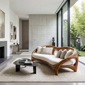 Organic Curved Sofa For Living Room Furniture
