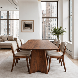 Modern Sculptural Dining Table For Dining Room