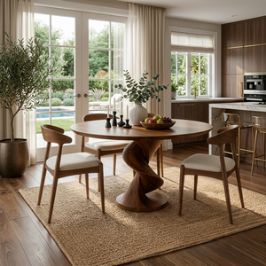 Modern Round Dining Table For Contemporary Dining Space