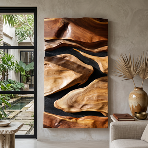 Organic Flow Wall Art For Contemporary Interior