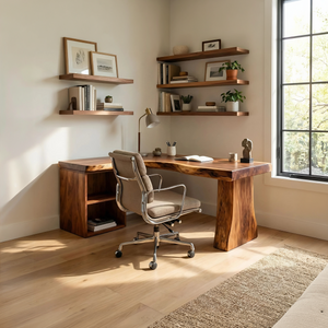 Modern L Shaped Desk For Seamless Corner Workspace