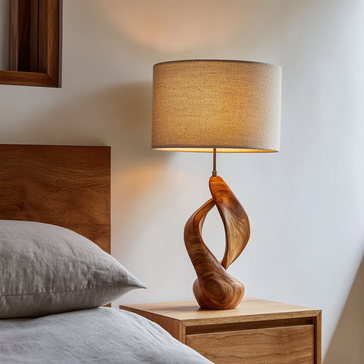 Boho Accent Table Lamp Bedroom Living Room Corner Space