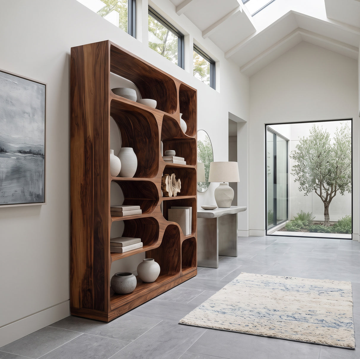 Artistic Bookcase For Living Room Or Bedroom
