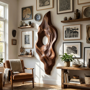 Modern Fluid Wall Decor Panel For Living Room Space