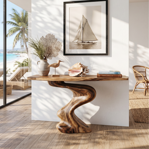 Handcrafted Modern Console Table Furniture Decor