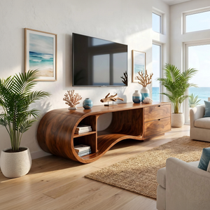 Contemporary Organic TV Cabinet For Living Room