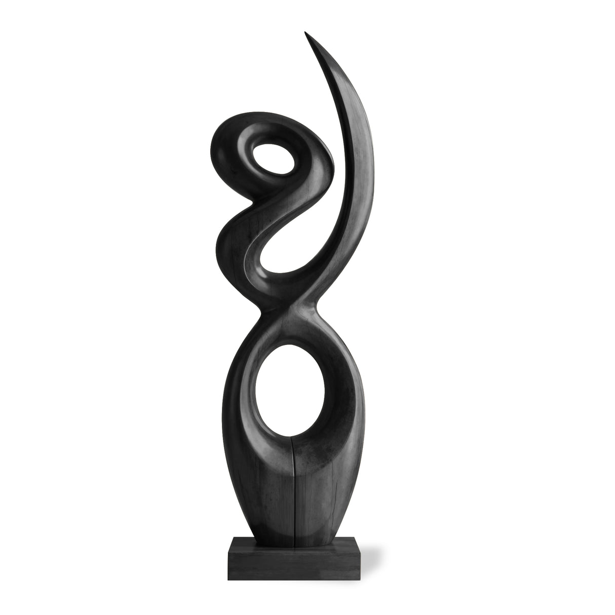 Handcrafted Wooden Abstract Sculpture For Living Room