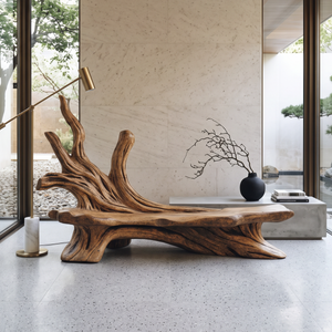 Farmhouse Branch Bench Outdoor Decor For Charming Backyards