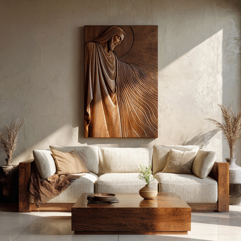 Organic Modern Sacred Wall Art For Living Room