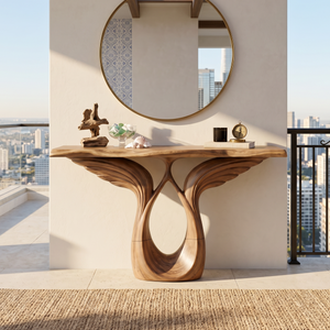 Luxury Winged Console Table Designer Residence