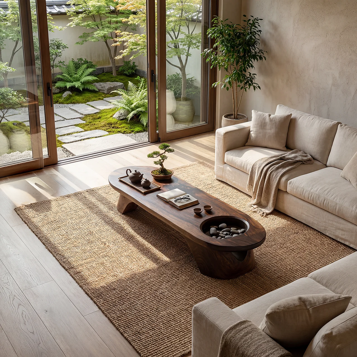 Handcrafted Wooden Live Edge Coffee Table For Living Roomdecor