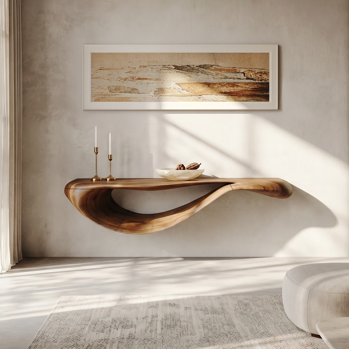 Modern Floating Console Table For Contemporary Interior Design – ET ...