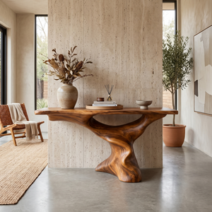 Mid Century Modern Console Table For Living Room