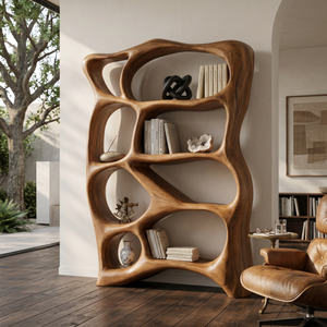 Contemporary Reading Bookshelf For Cozy Bedroom Interior