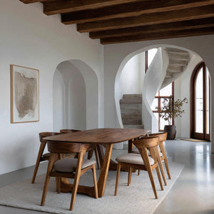 Modern Artistic Dining Table With Sculptural Presence For Dining Room