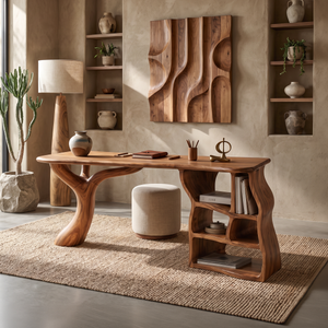 Artistic Sculptural Writing Desk Home Office Bedroom