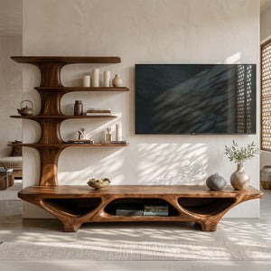 Organic Modern Tree Shape TV Stand For Living Room