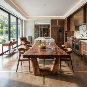 Minimalist Dining Table With Sleek Look For Dining Room